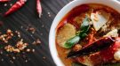 portage de repas, plat sur une table